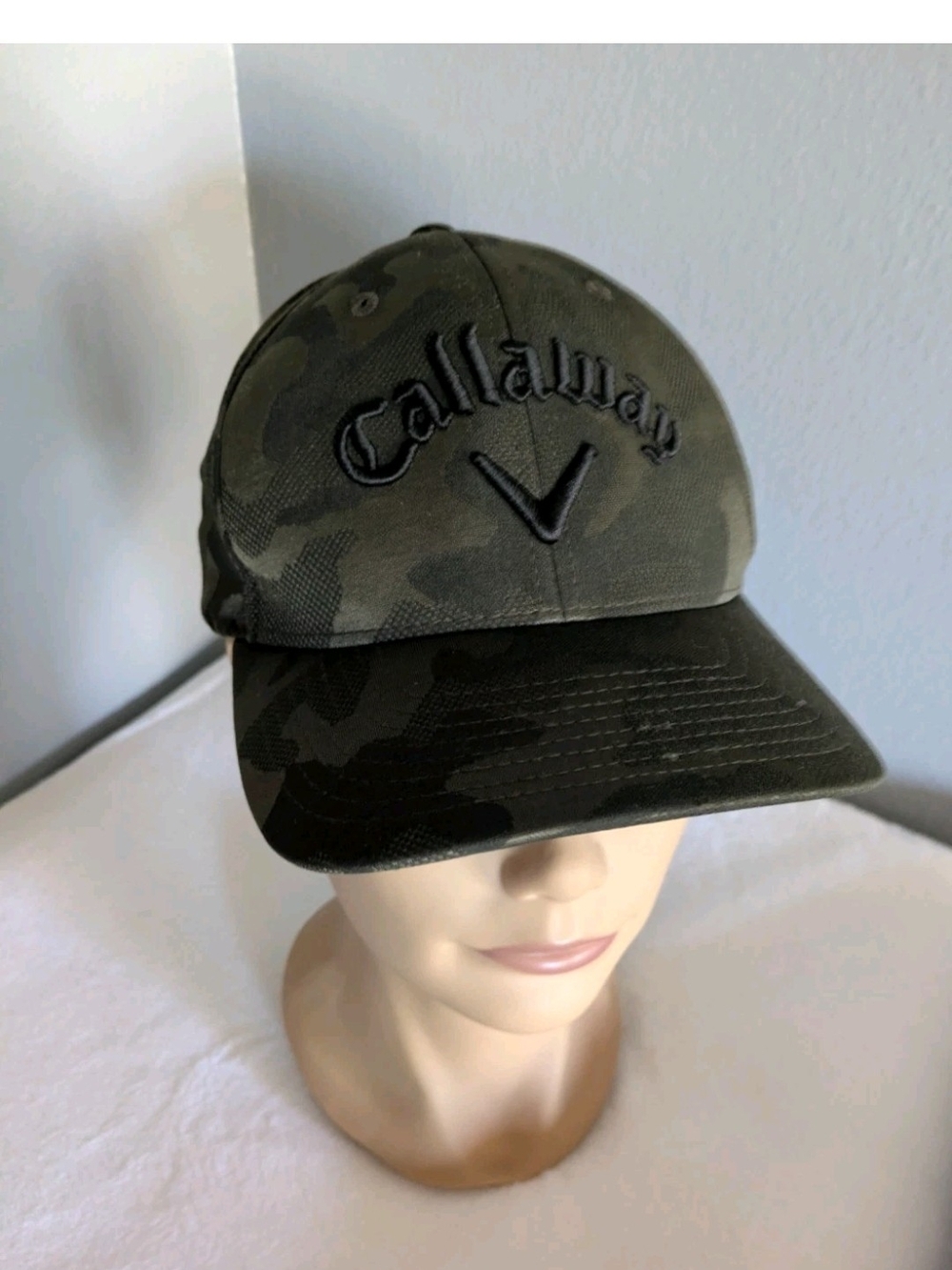 Callaway Green Camo Golf One Size Adjustable Hat Snapback Flex fit Baseball Cap
